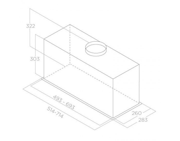Вграден абсорбатор Elica LANE IX/A/52
