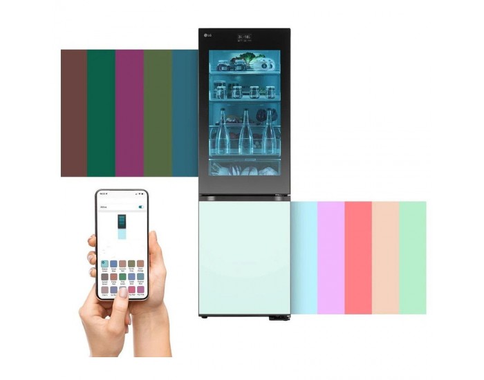 Хладилник с фризер LG GBG719MDNN , 352 l, D , No Frost