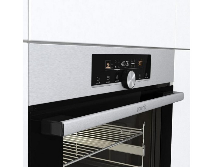 Фурна за вграждане Gorenje BOS6747A01X , 77 , А+ , Водно почистване , Електронно