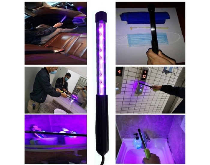 Ултравиолетова лампa NN HD-UV-01PL03 3W портативна