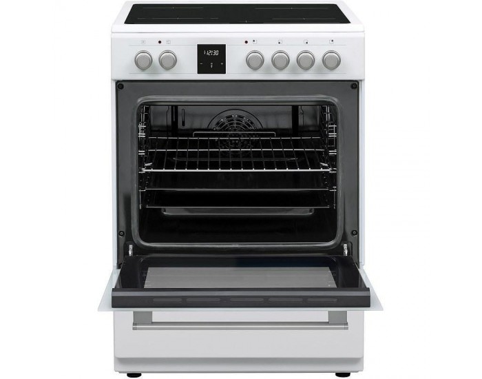 Готварска печка (ток) Sharp KF-76FVDT22WMK-EU , Керамични , Бял