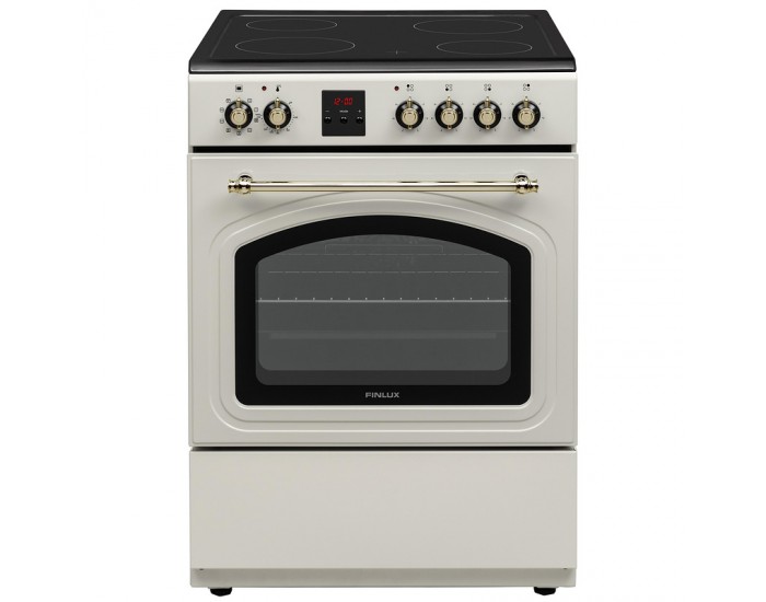 Готварска печка (ток) Finlux FLCR 600MD RETRO , Керамични , Шампанско