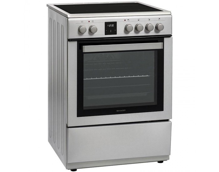 Готварска печка (ток) Sharp KF-76FVDT22IMK-EU , Керамични , INOX