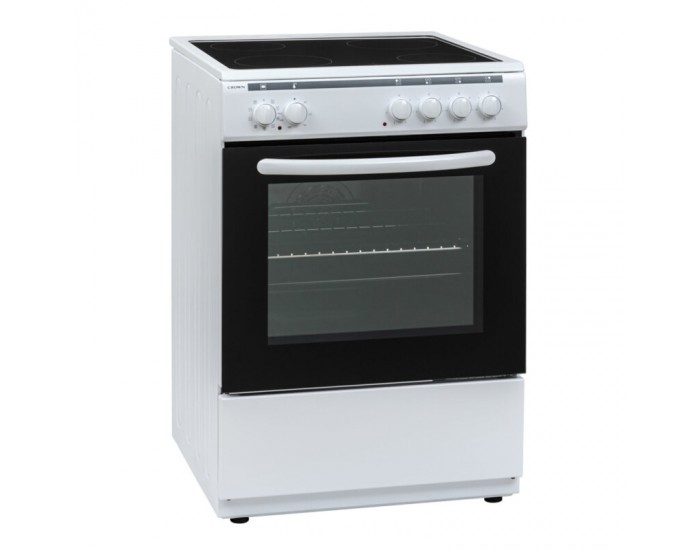 Готварска печка (ток) Crown 60C3MA , Керамични , Бял