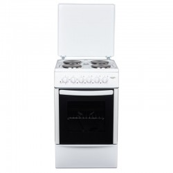 Готварска печка (ток) Crown CR-50E50 , 4 ток , Бял - Готварски печки