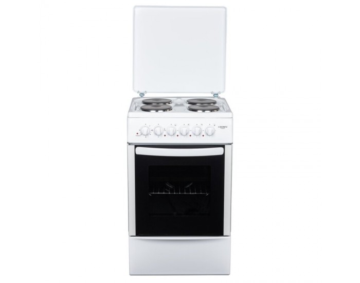 Готварска печка (ток) Crown CR-50E50 , 4 ток , Бял