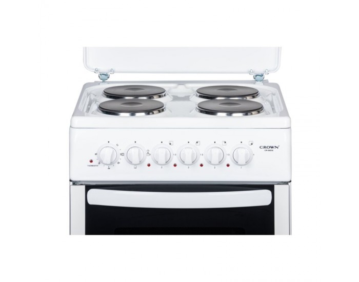 Готварска печка (ток) Crown CR-50E50 , 4 ток , Бял