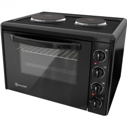 Готварска печка мини Елдом 203VFEN-NEW , 2 ток , Черен - Готварски печки