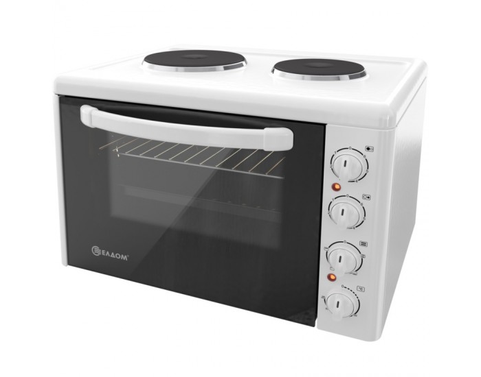 Готварска печка мини Елдом 203VFE-NEW , Бял