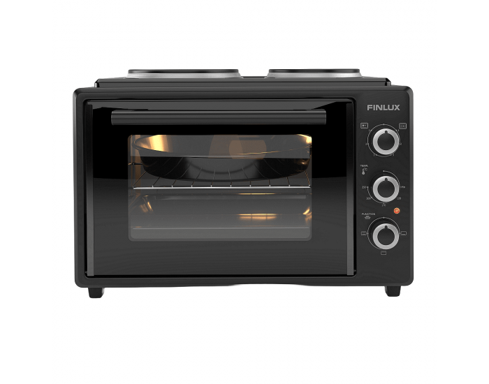 Готварска печка (мини) Finlux FMC-3524F , 2 ток , Черен