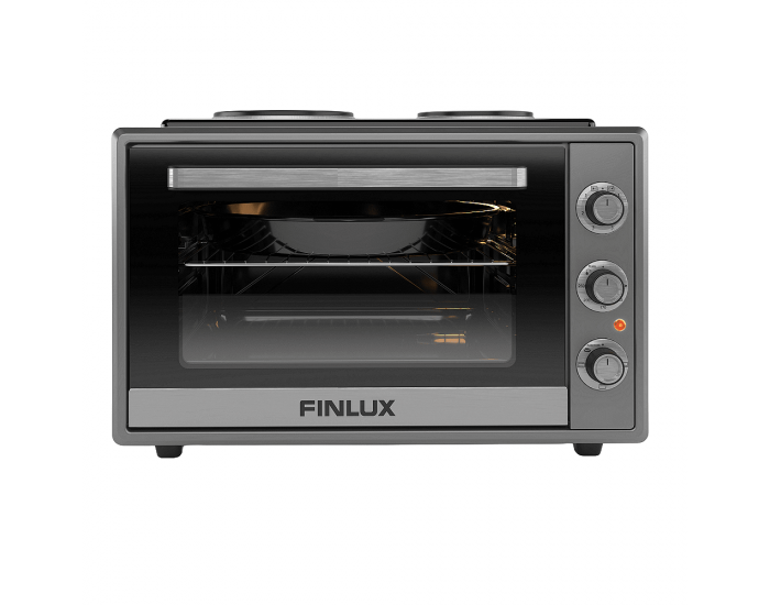Готварска печка (мини) Finlux FMC-6024BF , 2 ток , Черен