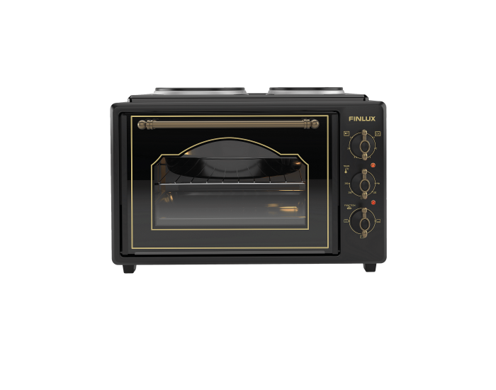 Готварска печка (мини) Finlux FMC-9705GB , 2 ток , Черен