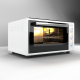 Готварска печка (мини) Crown CMO-466WF , 2 ток , Бял