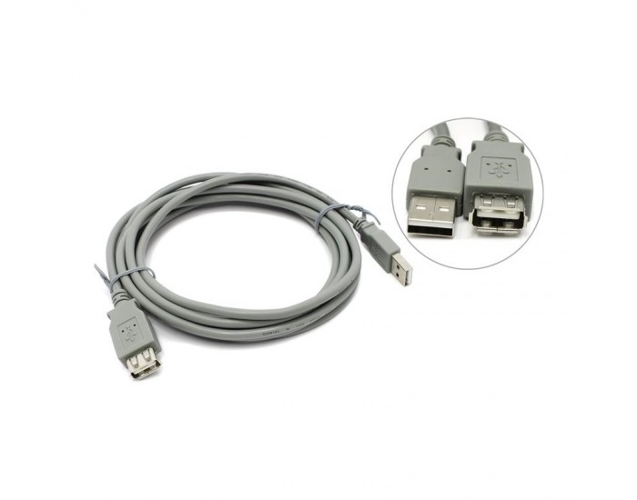 Кабел Hama 200906/30618 USB A-A M-F 3M