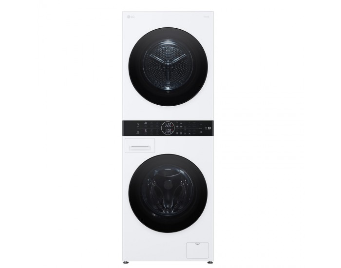 Пералня със сушилня LG WashTower WT1210WWF , 1400 об./мин., 12.00 kg, 10 kg, A , Бял , C