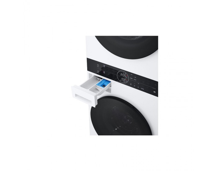 Пералня със сушилня LG WashTower WT1210WWF , 1400 об./мин., 12.00 kg, 10 kg, A , Бял , C