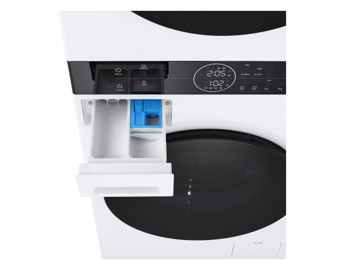 Пералня със сушилня LG WashTower WT1210WWF , 1400 об./мин., 12.00 kg, 10 kg, A , Бял , C