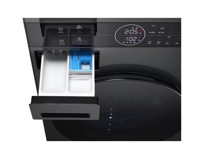 Пералня със сушилня LG WashTower WT1210BBF , 1400 об./мин., 12.00 kg, 10 kg, A , Черен , C