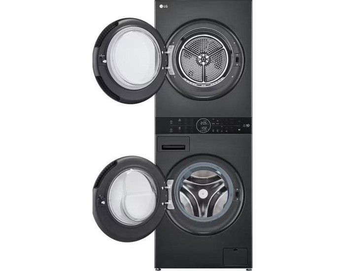Пералня със сушилня LG WashTower WT1210BBF , 1400 об./мин., 12.00 kg, 10 kg, A , Черен , C