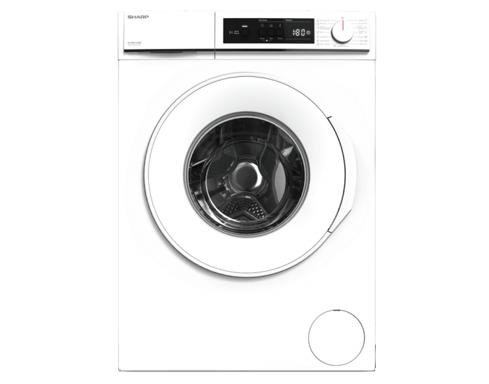 Пералня Sharp ES-NFA7121WD , 1200 об./мин., 7.00 kg, D , Бял