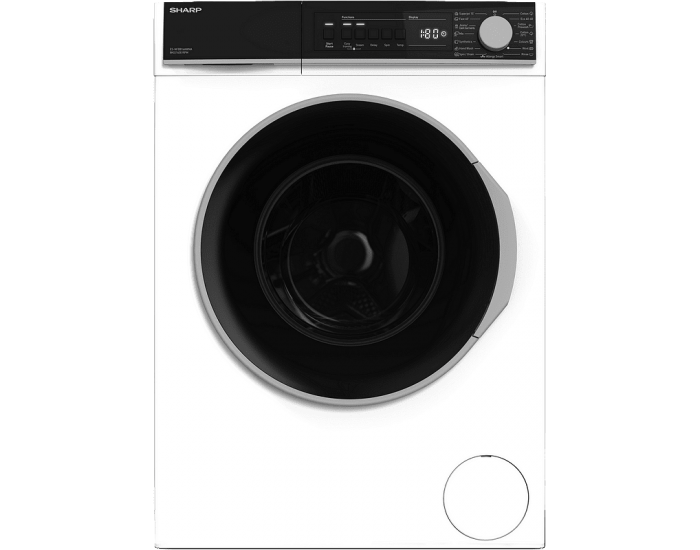 Пералня Sharp ES-NFB814AWNA , 1400 об./мин., 8.00 kg, A , Бял