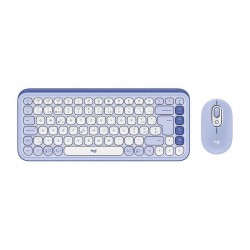 Клавиатура Logitech POP ICON + МИШКА - LILAC 920-013078 - Клавиатури, Мишки и Падове