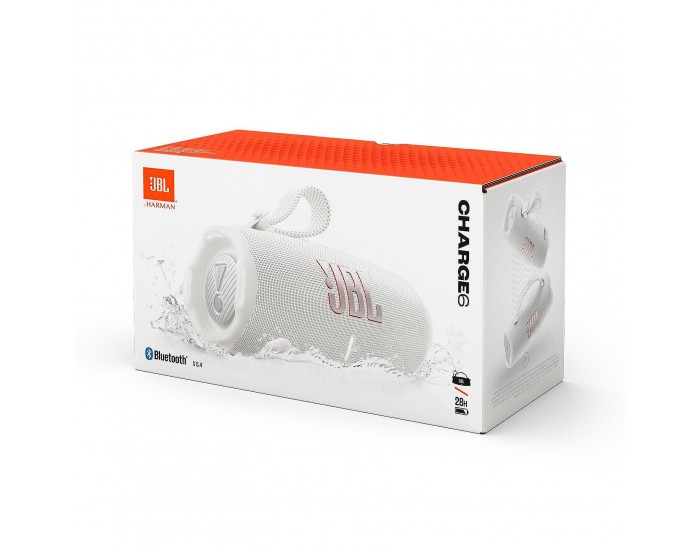 Bluetooth колонка JBL CHARGE 6 WHITE JBLCHARGE6WHT