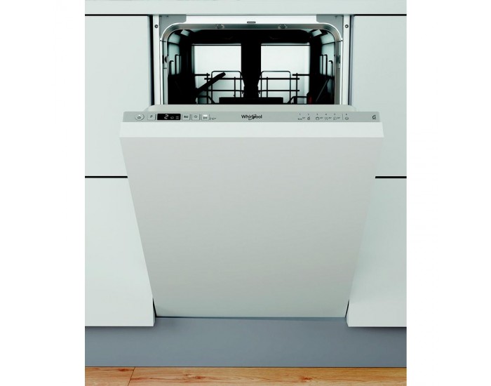 Съдомиялна машина за вграждане Whirlpool WSIC 3M27 , 10 комплекта, E , 450 Ш, мм