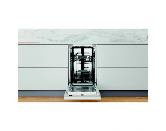 Съдомиялна машина за вграждане Whirlpool WSIC 3M27 , 10 комплекта, E , 450 Ш, мм