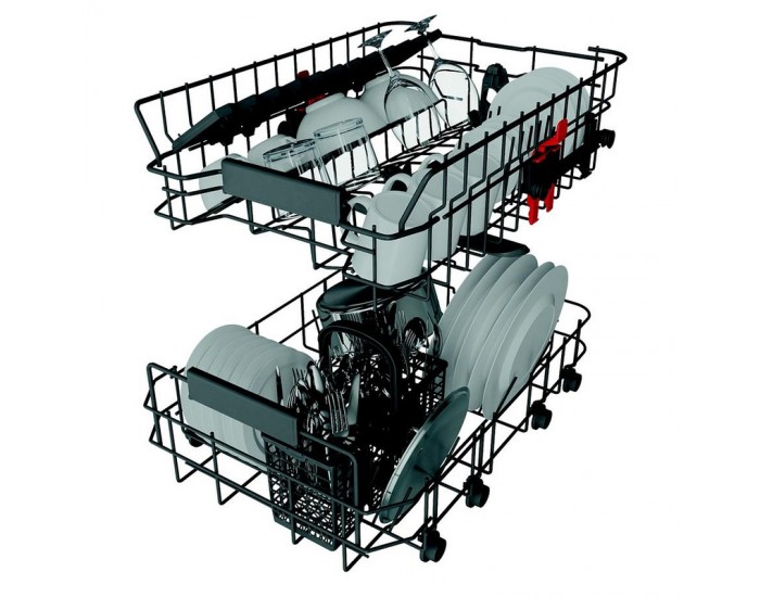 Съдомиялна машина за вграждане Whirlpool WSIC 3M27 , 10 комплекта, E , 450 Ш, мм
