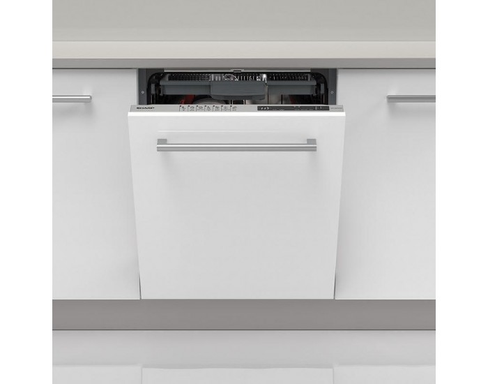 Съдомиялна машина за вграждане Sharp QW-NI27I47DX , 15 комплекта, D , 600 Ш, мм