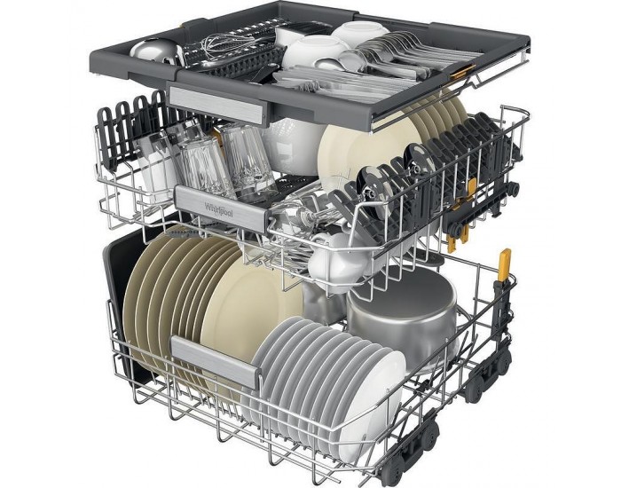 Съдомиялна машина за вграждане Whirlpool MaxiSpace W7I HP42 L , 15 комплекта, C , 600 Ш, мм