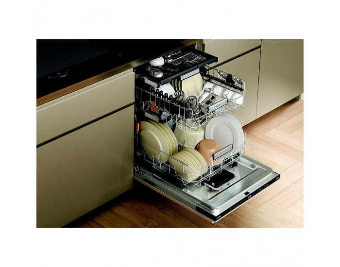 Съдомиялна машина за вграждане Whirlpool MaxiSpace W7I HT 40 T , 15 комплекта, C , 600 Ш, мм