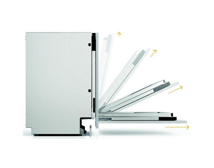 Съдомиялна машина за вграждане Whirlpool MaxiSpace W7I HT 40 T , 15 комплекта, C , 600 Ш, мм