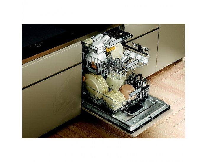 Съдомиялна машина за вграждане Whirlpool MaxiSpace W8I HT58 TS , 14 комплекта, B , 600 Ш, мм