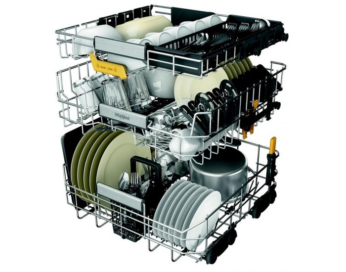 Съдомиялна машина за вграждане Whirlpool MaxiSpace W8I HT58 TS , 14 комплекта, B , 600 Ш, мм