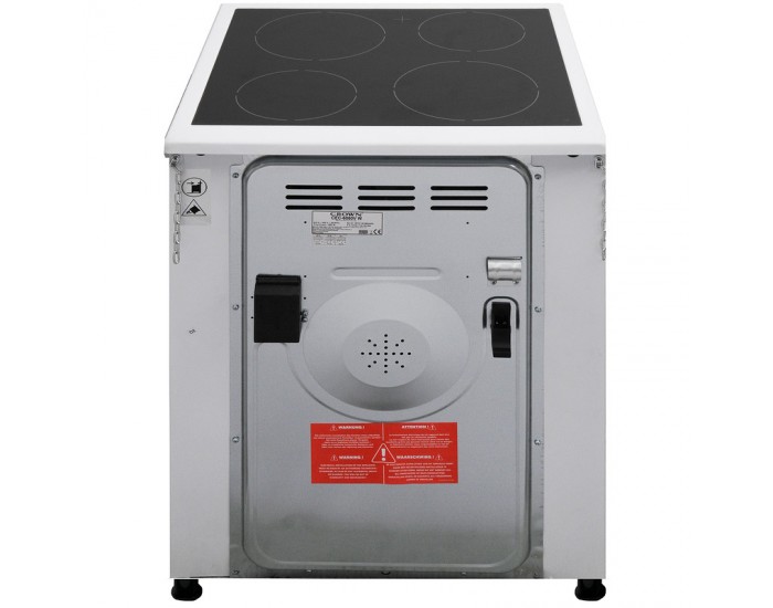 Готварска печка (ток) Crown CEC-6060V W , Керамични , Бял