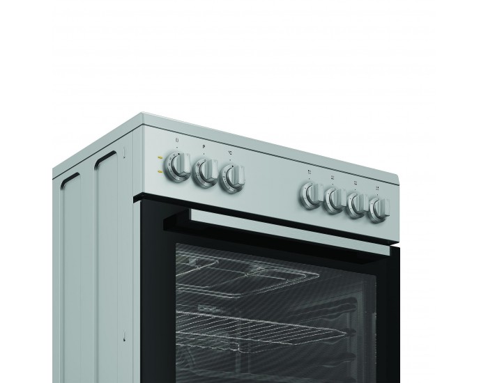 Готварска печка (ток) Indesit I6V5PMS , Керамични , INOX