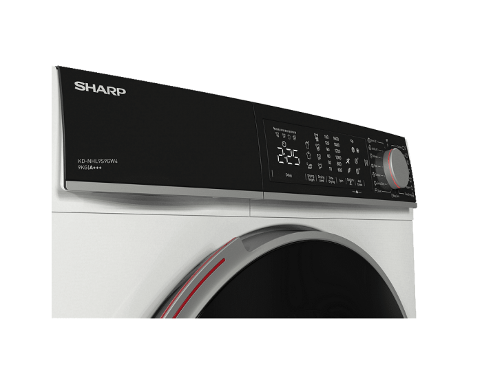 Сушилня Sharp KD-NHL9S9GW4 , 9 kg, C , Бял , C