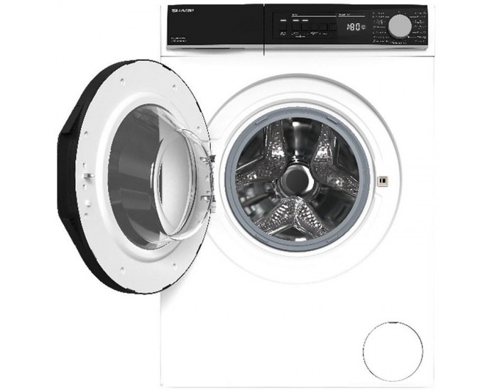 Пералня Sharp ES-NFB014AWNA , 1400 об./мин., 10.00 kg, A , Бял