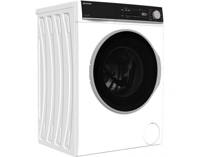 Пералня Sharp ES-NFB014AWNA , 1400 об./мин., 10.00 kg, A , Бял