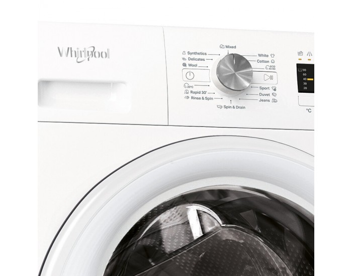 Пералня Whirlpool FFL 6238W EE , 1200 об./мин., 6.00 kg, D , Бял