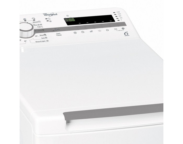 Пералня Whirlpool TDLR 7220SS EU , 1200 об./мин., 7.00 kg, E , Бял
