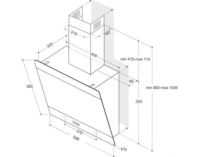 Вграден абсорбатор Whirlpool AKR 62F LT K