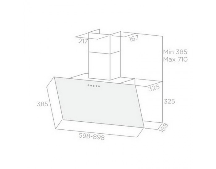 Вграден абсорбатор Elica SHIRE BL 60