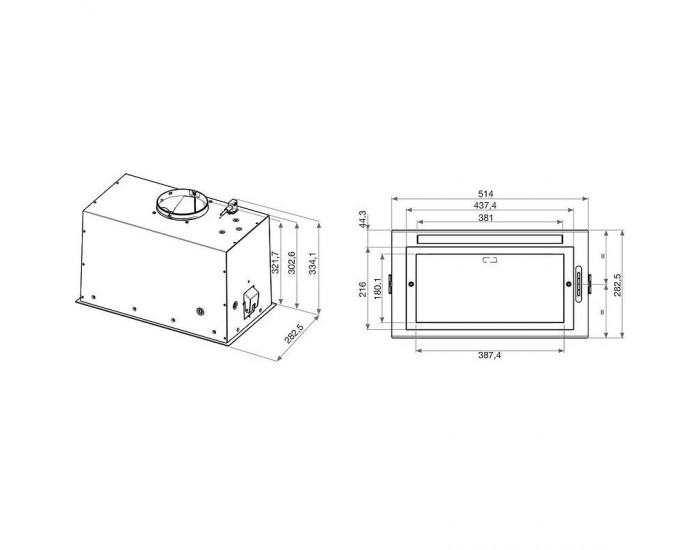 Вграден абсорбатор Whirlpool WCT3 64 FLB X