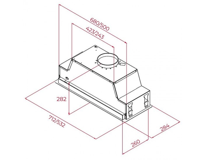 Вграден абсорбатор Teka GFL 57651 Е.4025.ЧЕ