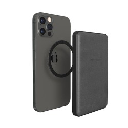 Външна батерия Mophie Powerstation mini Black 5000mAh 5WQi 401107912 - Разклонители, Зарядни и Кабели