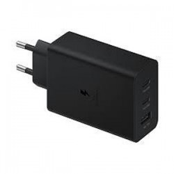 Зарядно устройство Samsung 65W Power Adapter Trio BLACK EP-T6530NBEGEU - Разклонители, Зарядни и Кабели
