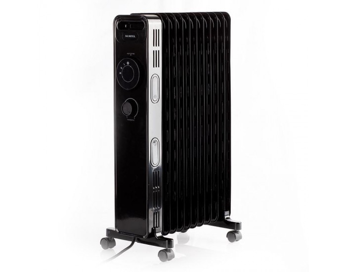 Маслен радиатор Kumtel KUM-1240S Black